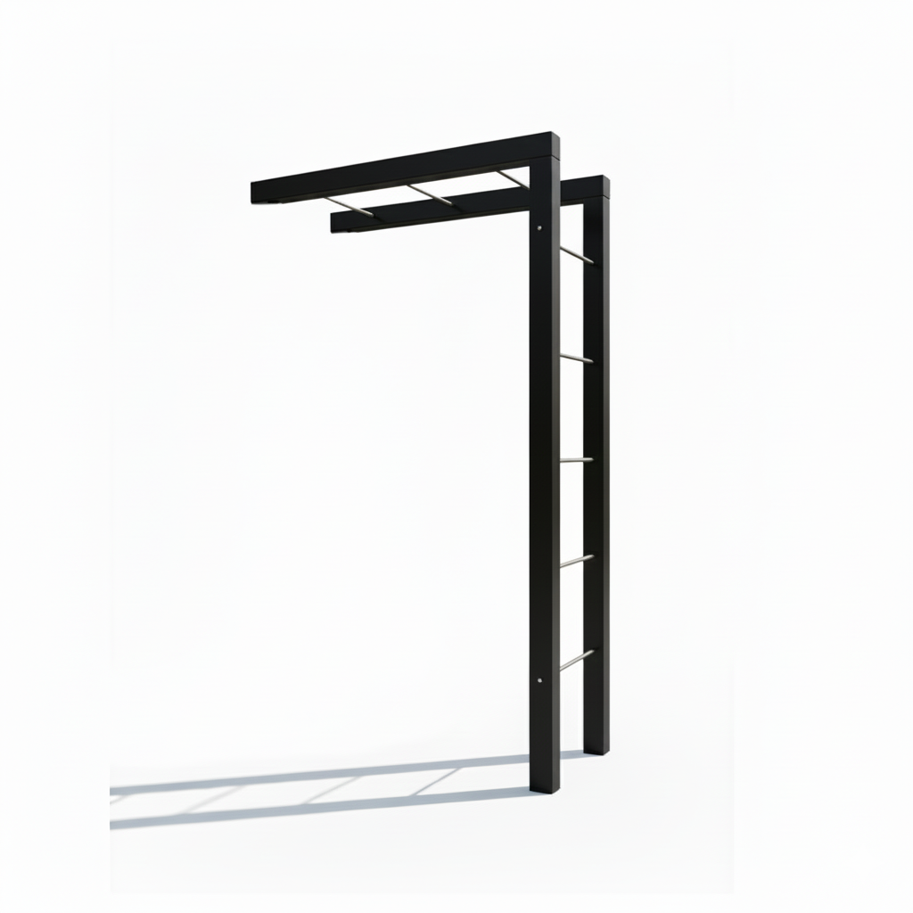 Wandrosenbogen in schwarz