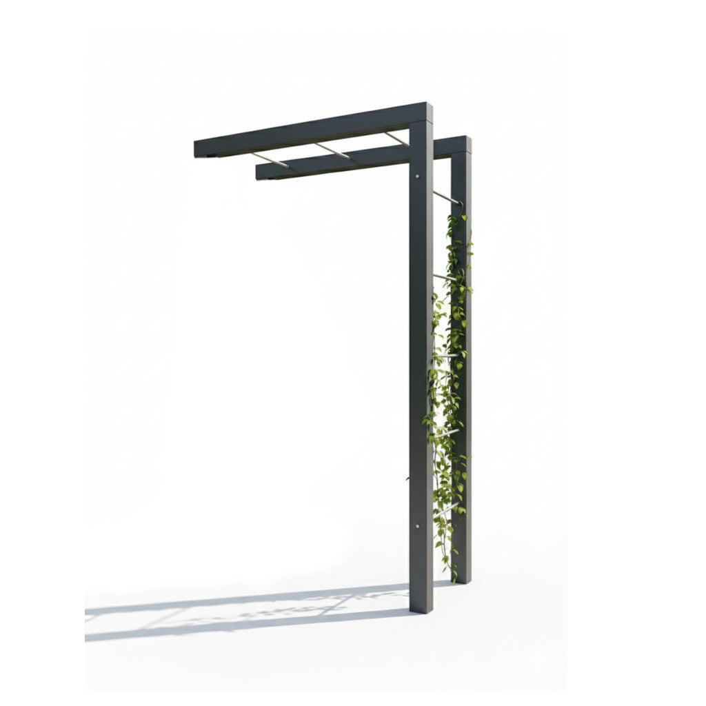 Wandrosenbogen in anthrazit