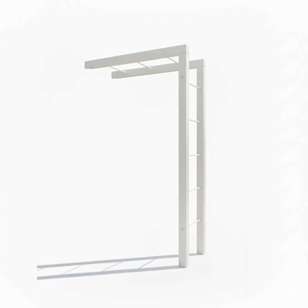 Wandrosenbogen in weiss